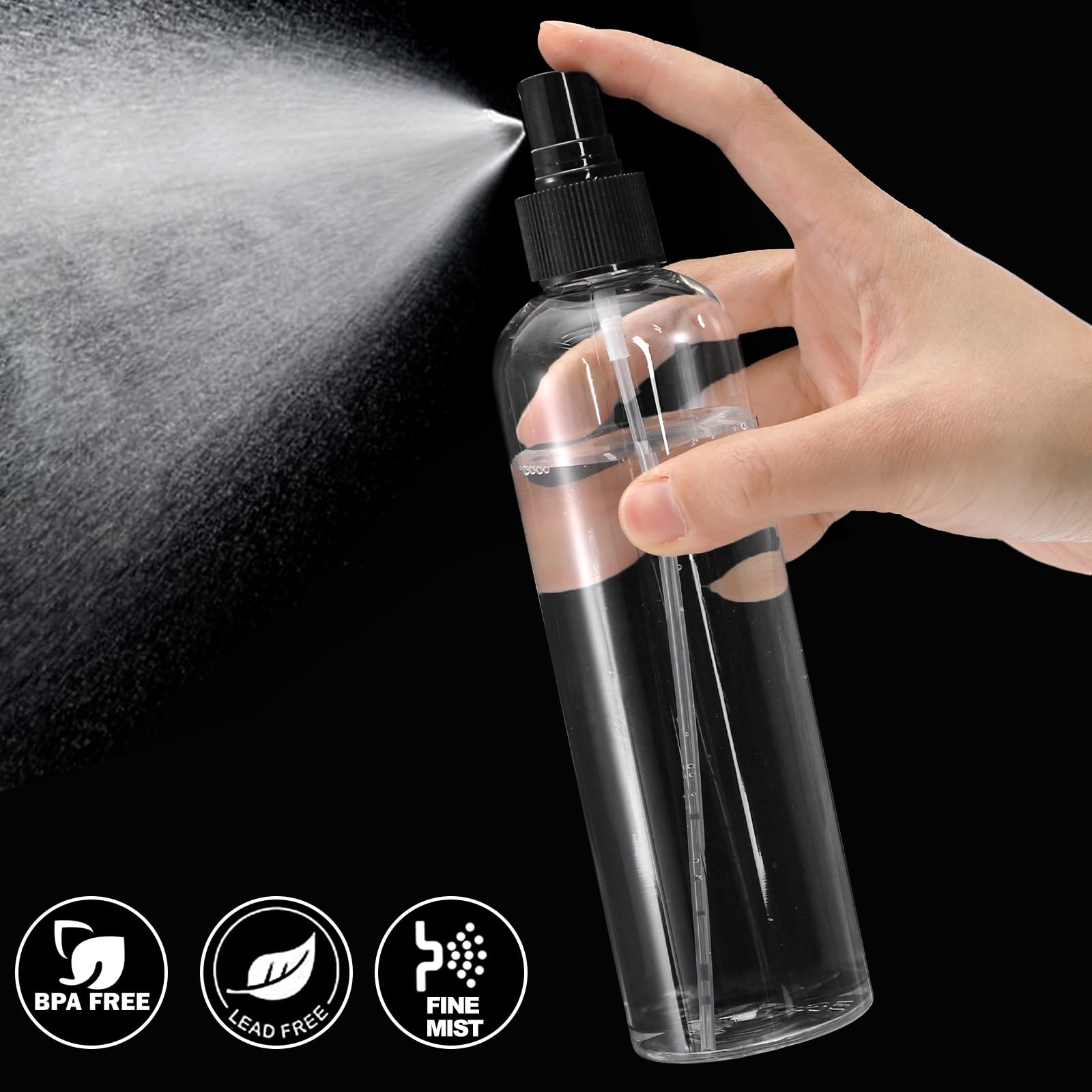 Bekith leak-proof cap with inner loop helps prevent spills in travel bags.