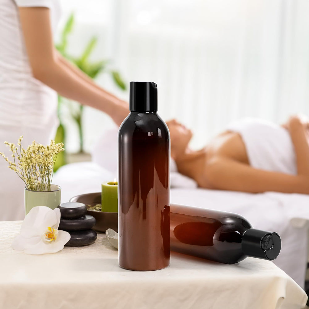 Bekith lotion amber bottle 8oz shown for daily use.