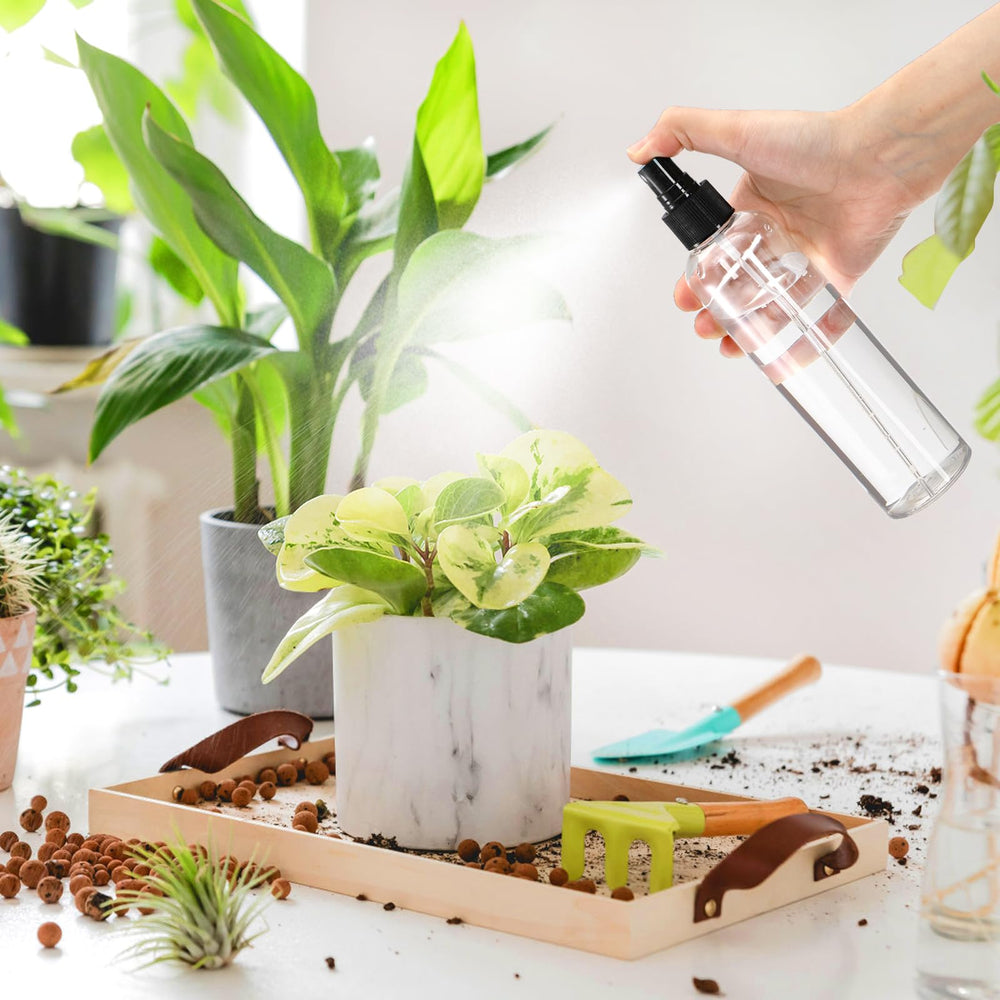 Bekith bottles are versatile for diluted cleaners, witch hazel, and hair care.