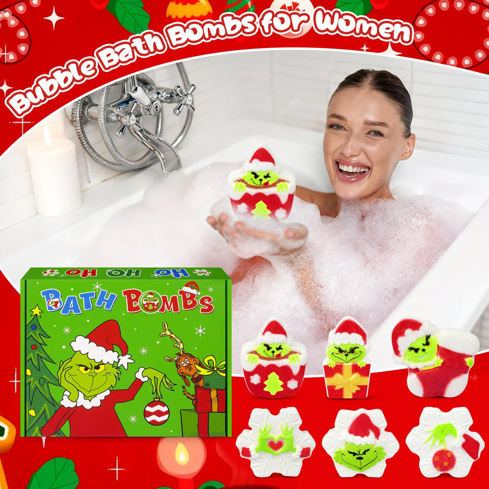 Bekrgwiy stocking-shaped bath bombs create a joyful, color-swirled bath ritual.