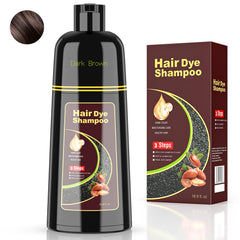 BELEZALIB dark brown hair dye shampoo bottle for easy at-home coloring