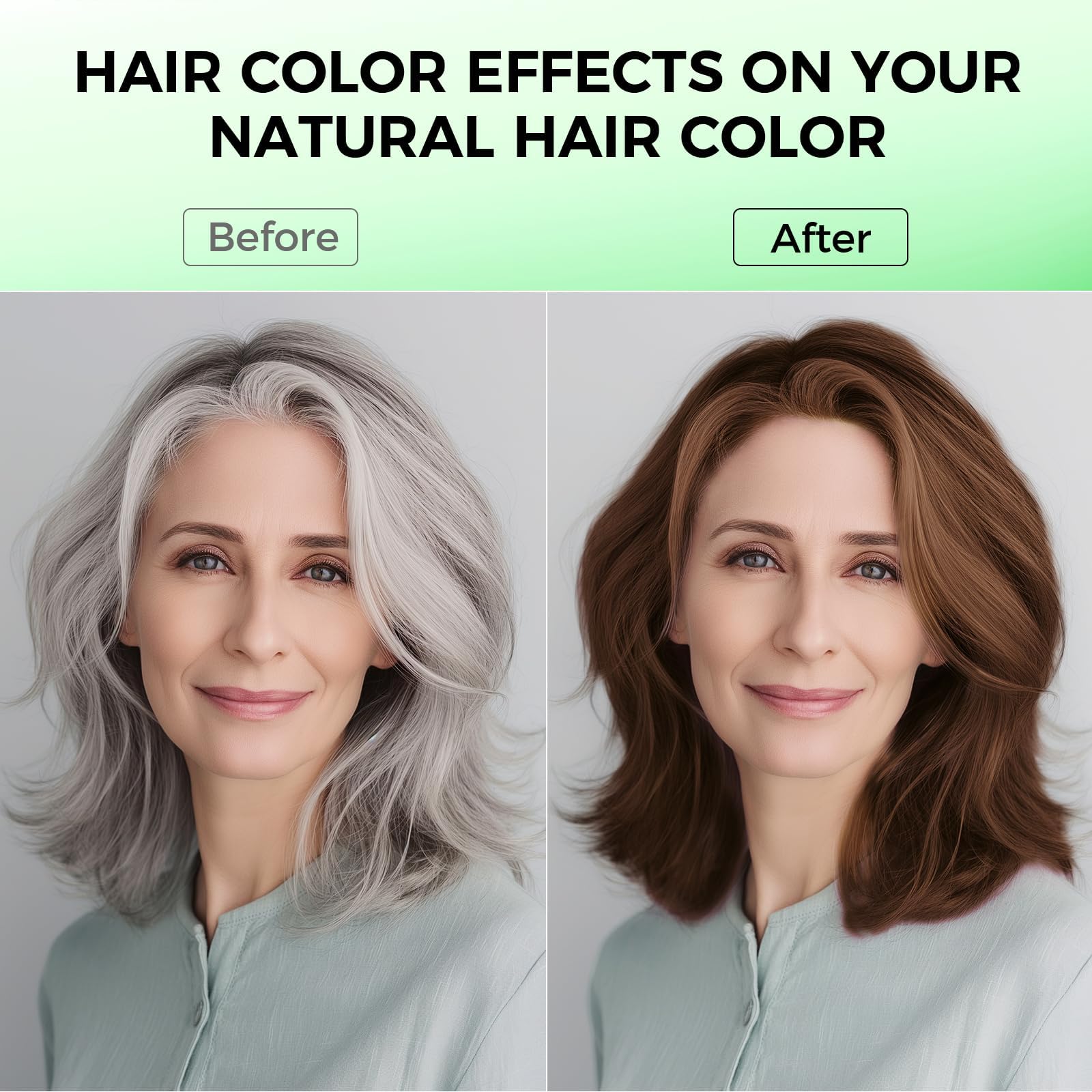 BELEZALIB 3-in-1 dye shampoo conditioner for at-home color and nourishment