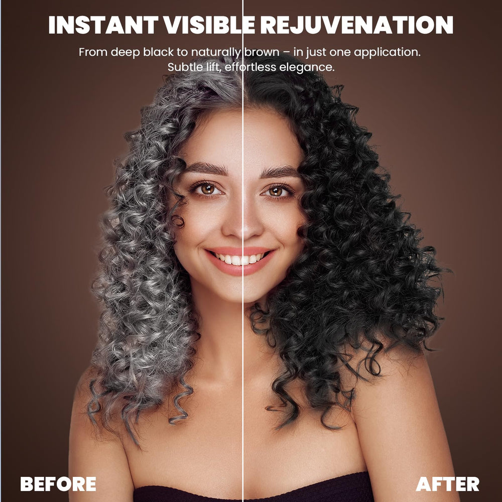 BELEZALIB shampoo lather demonstrates 3-in-1 cleansing coloring conditioning