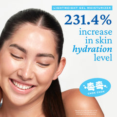 belif Aqua Bomb lightweight gel texture absorbed quickly on skin