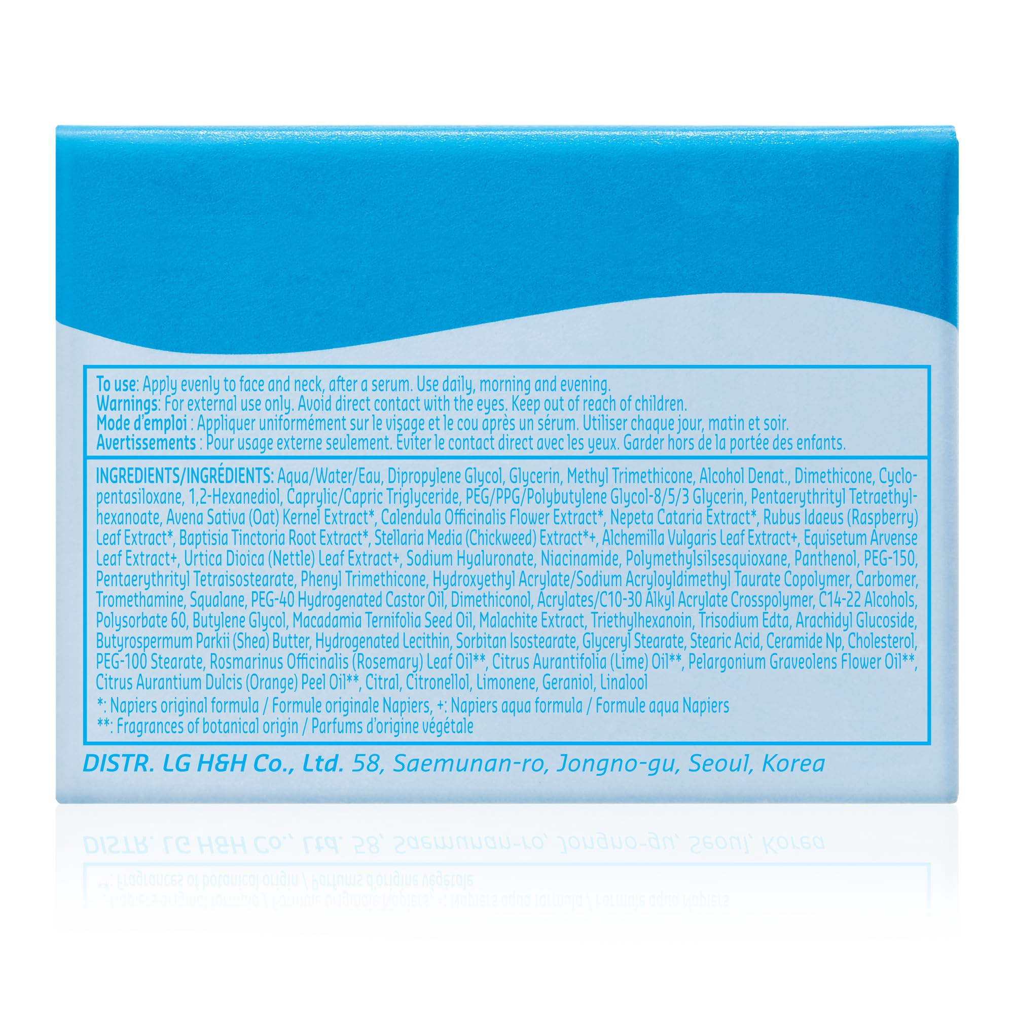 belif Aqua Bomb skin plump texture after application for refreshed look