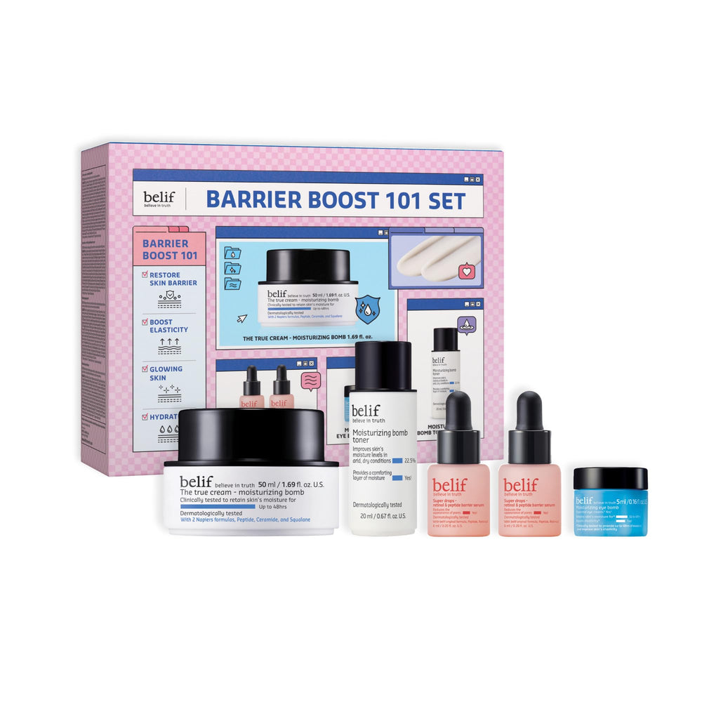 belif Barrier Boost full-size Moisturizing Bomb 50ml bottle for long-lasting hydration