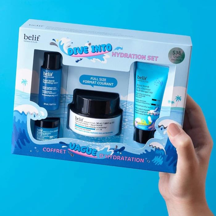 Belif Gift Set packaging presents a premium, ready-to-give skincare gift.