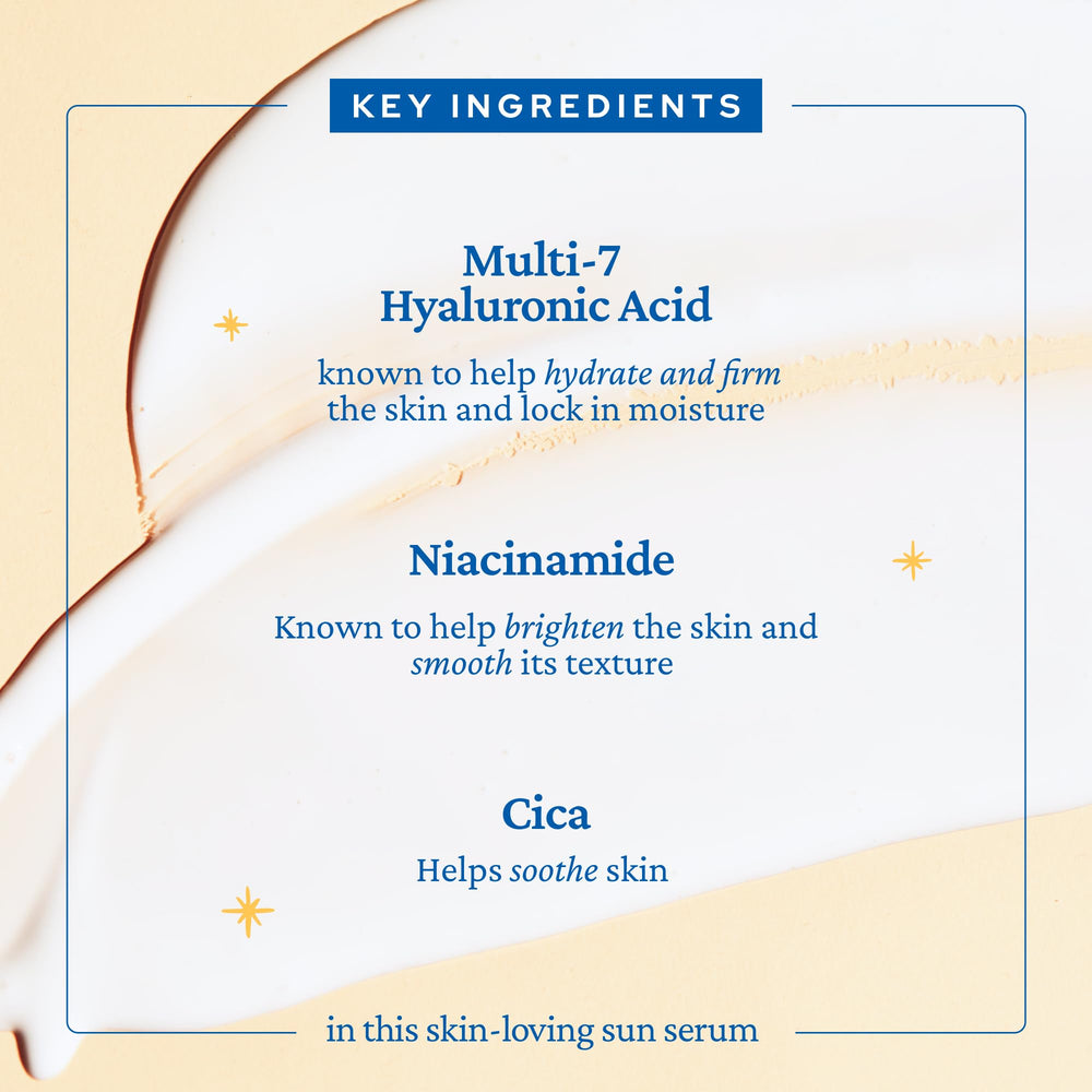 Belif Milky Niacinamide Sunscreen no white cast image shows sheer, invisible finish.