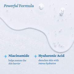 belif niacinamide hydrating toner texture close-up highlights lightweight non sticky feel