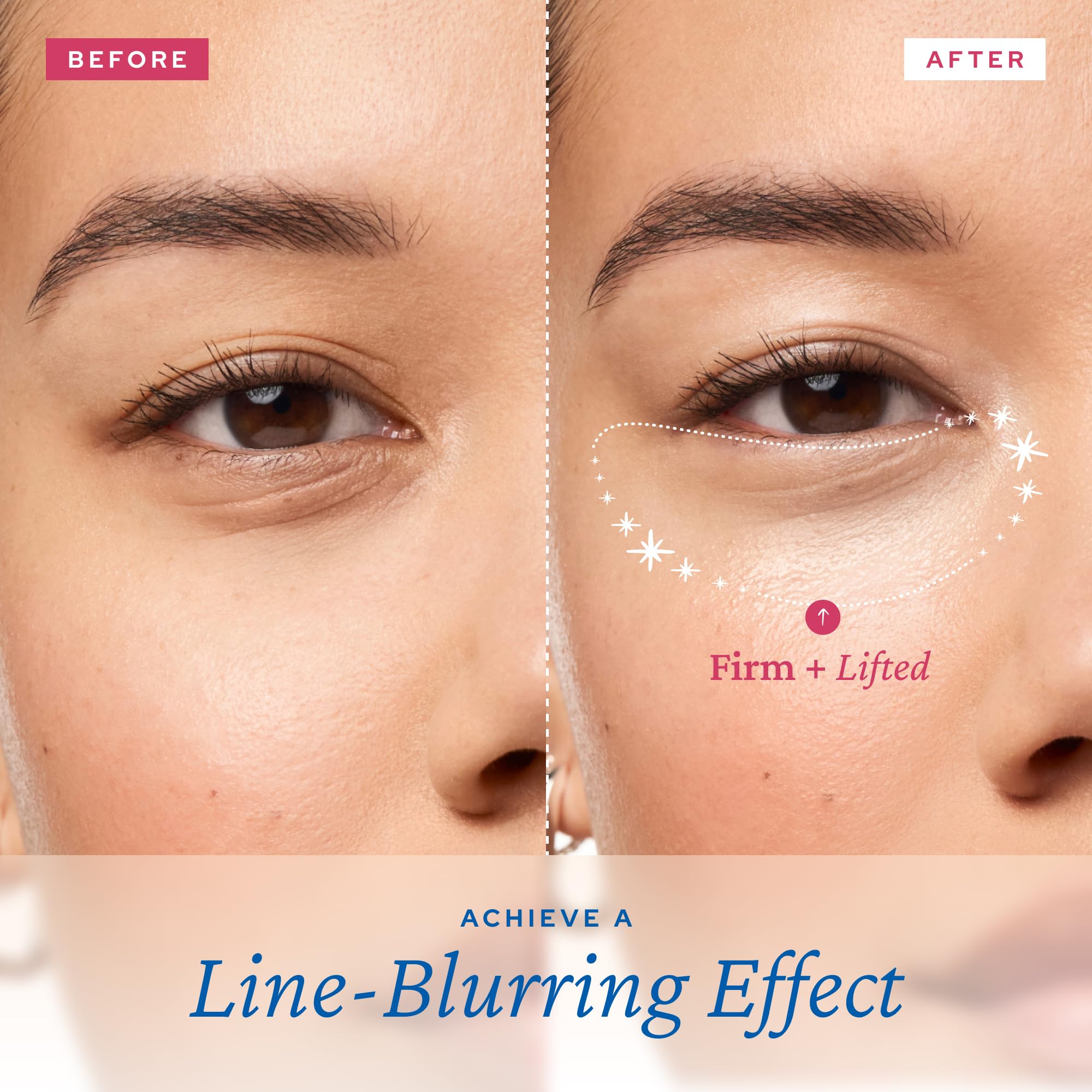 Belif Retinol Firming Eye Serum Aqua Bomb gel texture closeup for hydration.