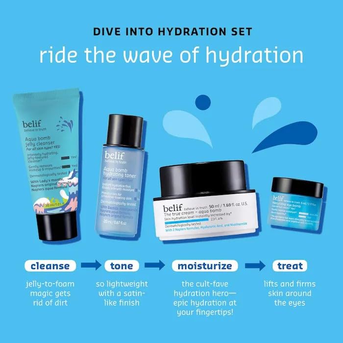 Belif Travel minis kit offers on-the-go hydration and routine flexibility.