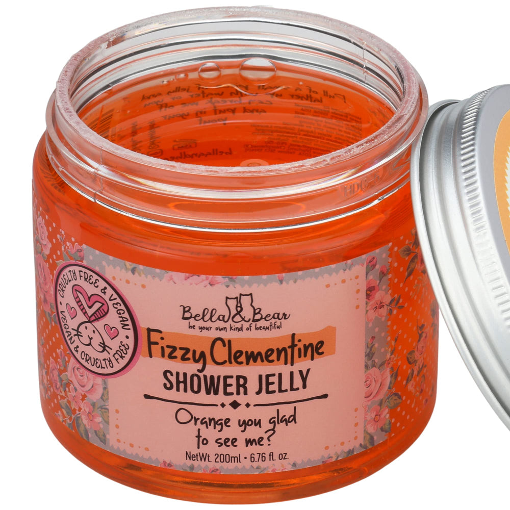 Bella & Bear lather swirls citrus foam during a shower for uplifting mornings.