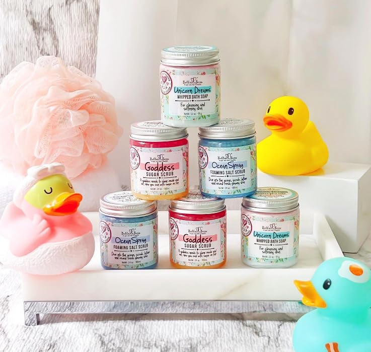 Bella & Bear lip butter providing lasting hydration for lips.