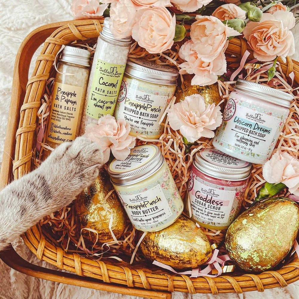 Bella & Bear mystery box gift-ready packaging for celebrations.