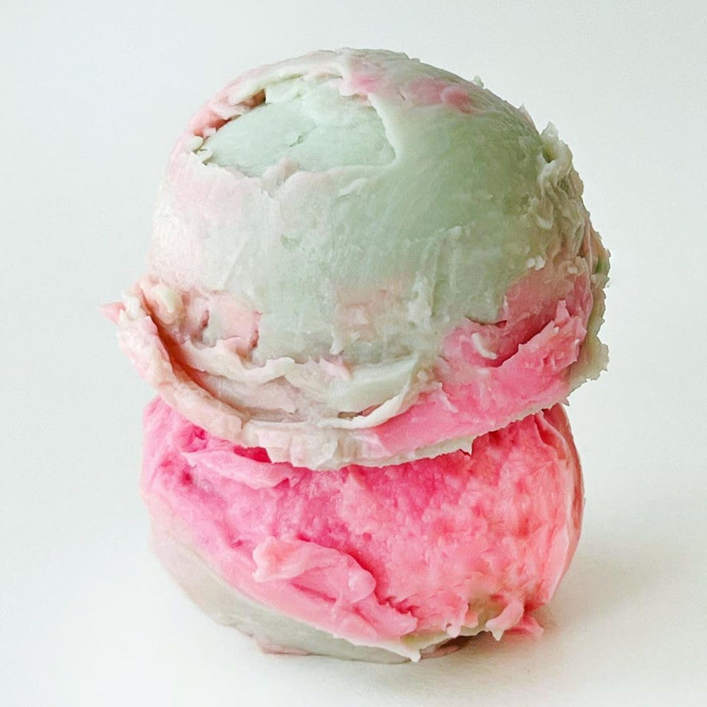 Bella & Bear Unicorn Dreams Body Butter texture on skin delivering velvety smooth feel.