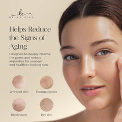 Bella Ciao stainless steel tools for precise pore care and blemish removal prep.
