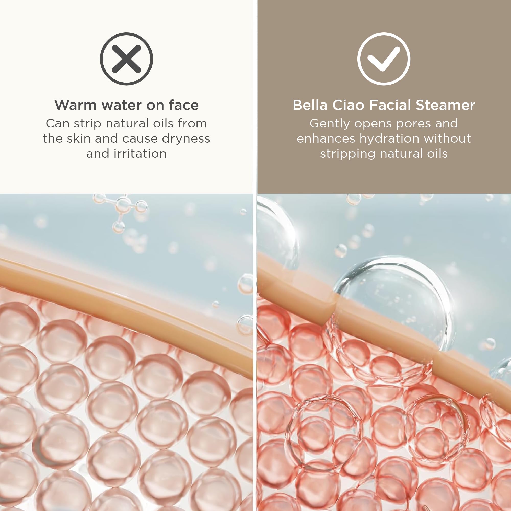 Bella Ciao tweezers for precise grooming around delicate facial areas.