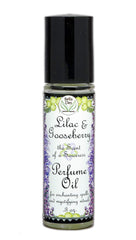 BELLA DES NATURAL BEAUTY lilac-gooseberry perfume oil bottle with roll-on for easy application