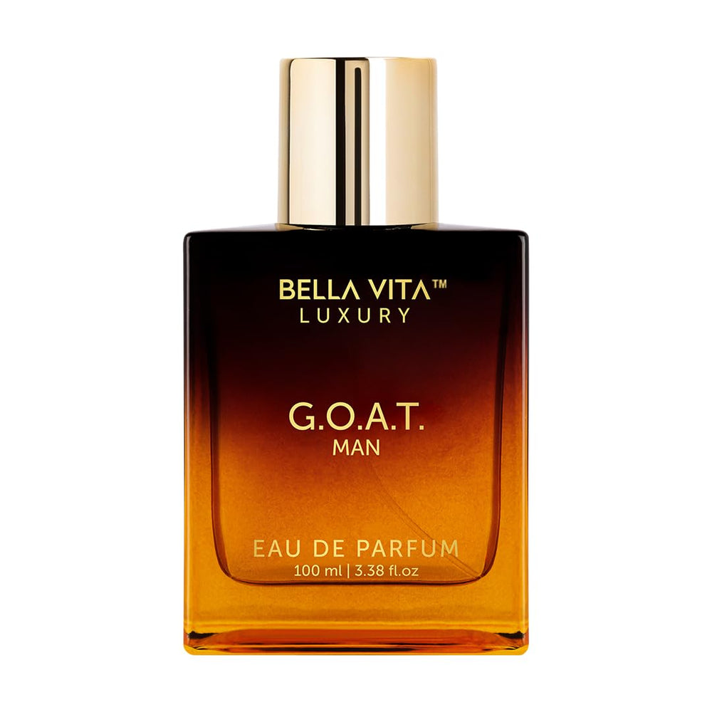 BellaVita Luxury G.O.A.T. bottle front view for confident daily wear