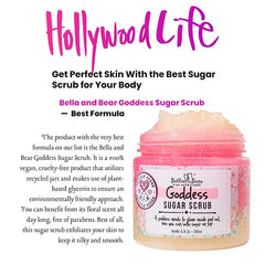 Etiqueta vegana y libre de crueldad en Goddess Sugar Scrub.
