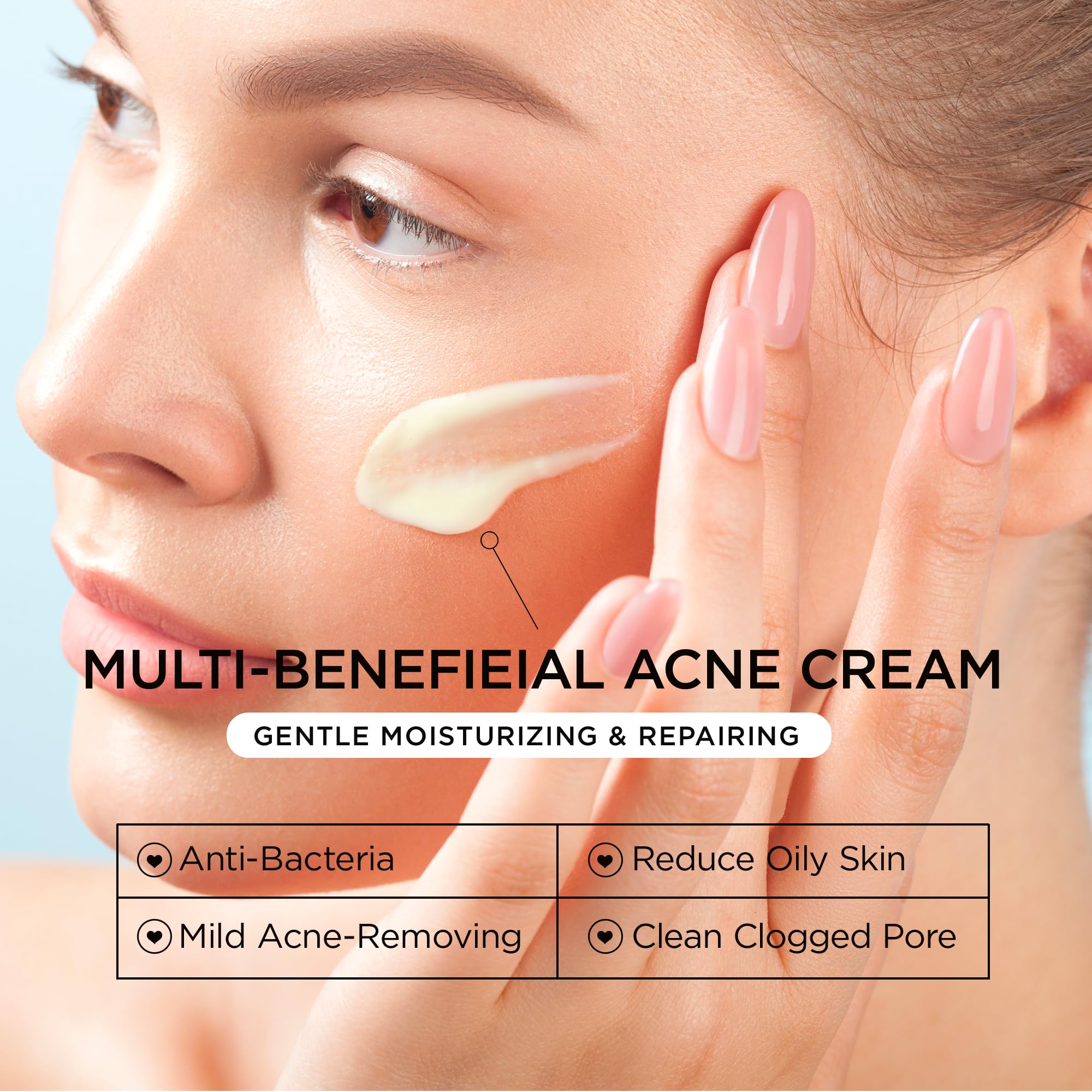 BellamiLuxx plant-based acne care ingredients like tea tree and witch hazel for calming care.