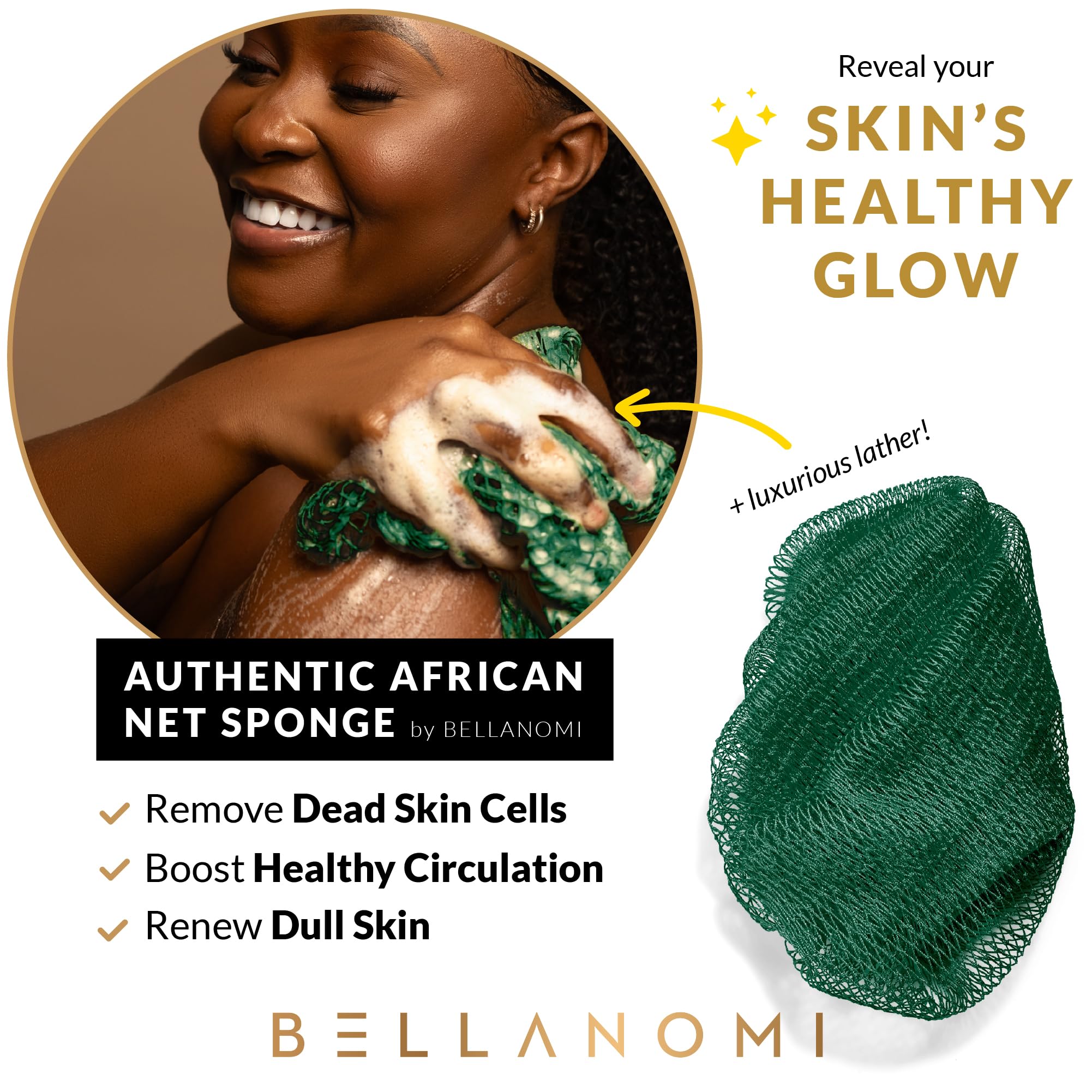 Bellanomi four-pack provides fresh exfoliation across showers and family use