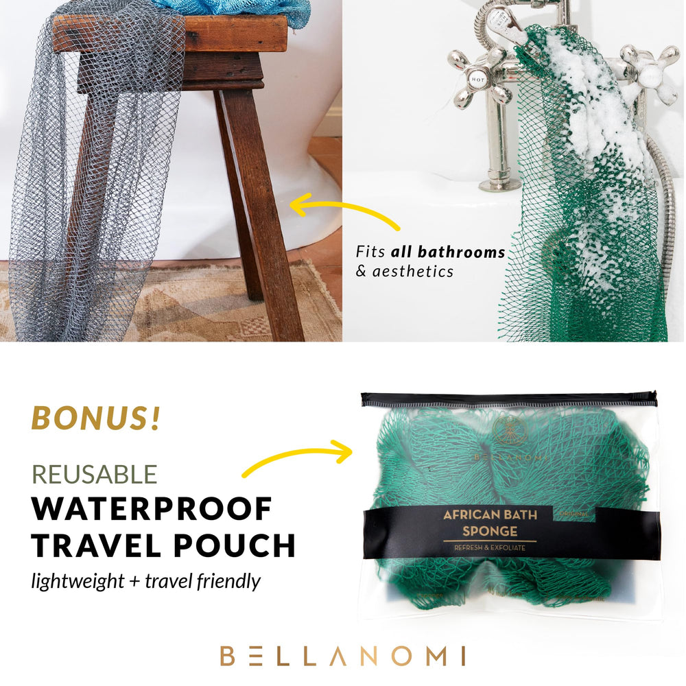 Bellanomi Nigeria-origin sponge showcases ethically sourced West African bath traditions