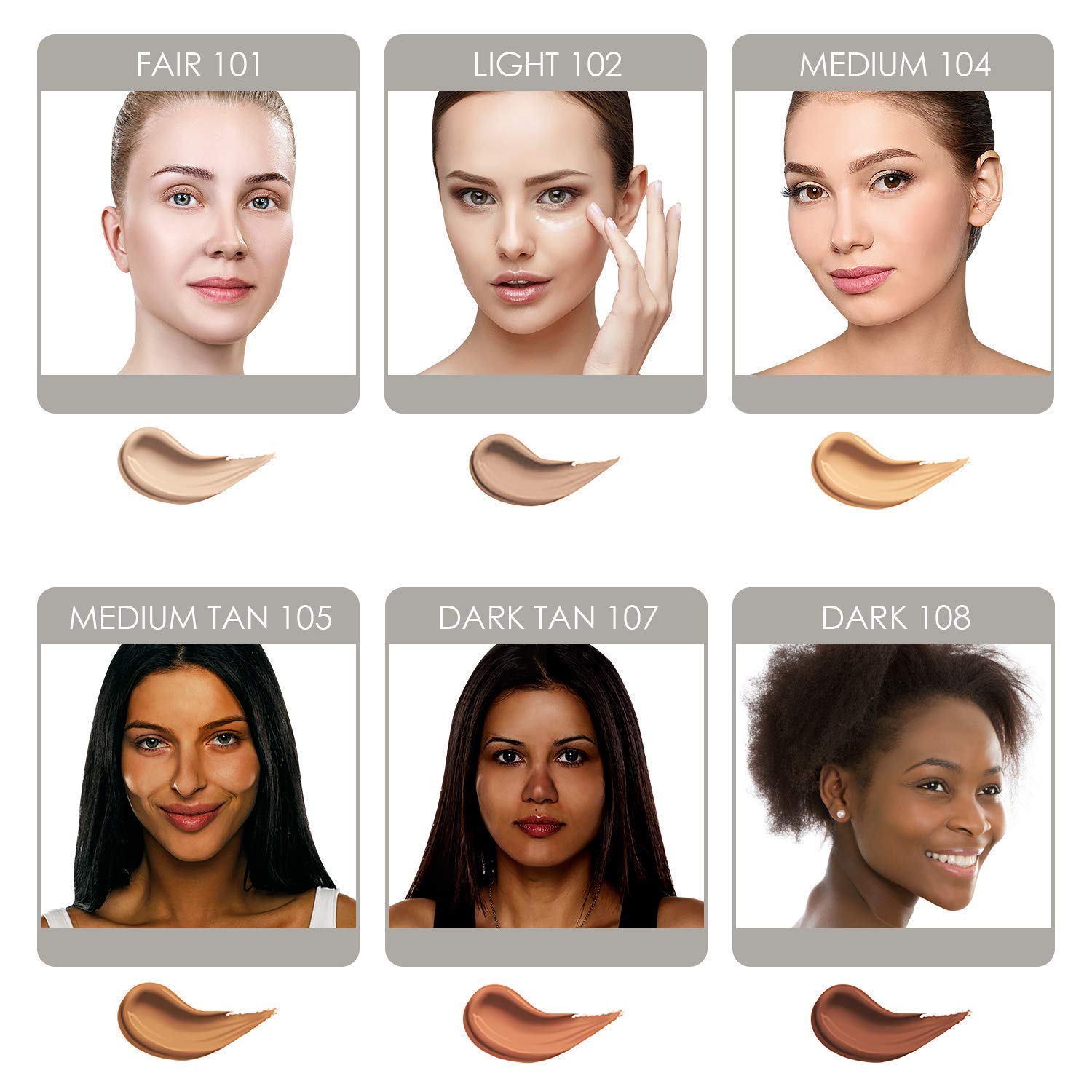 Bellaterra Cosmetics BB Cream application-tools view shows easy, buildable coverage with fingers or sponge.