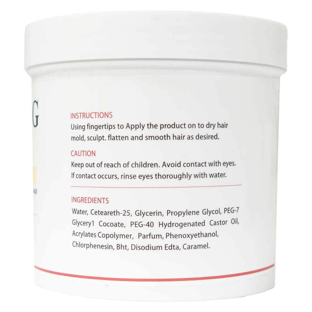Bellatique professional braiding gel packaging display shows product and branding