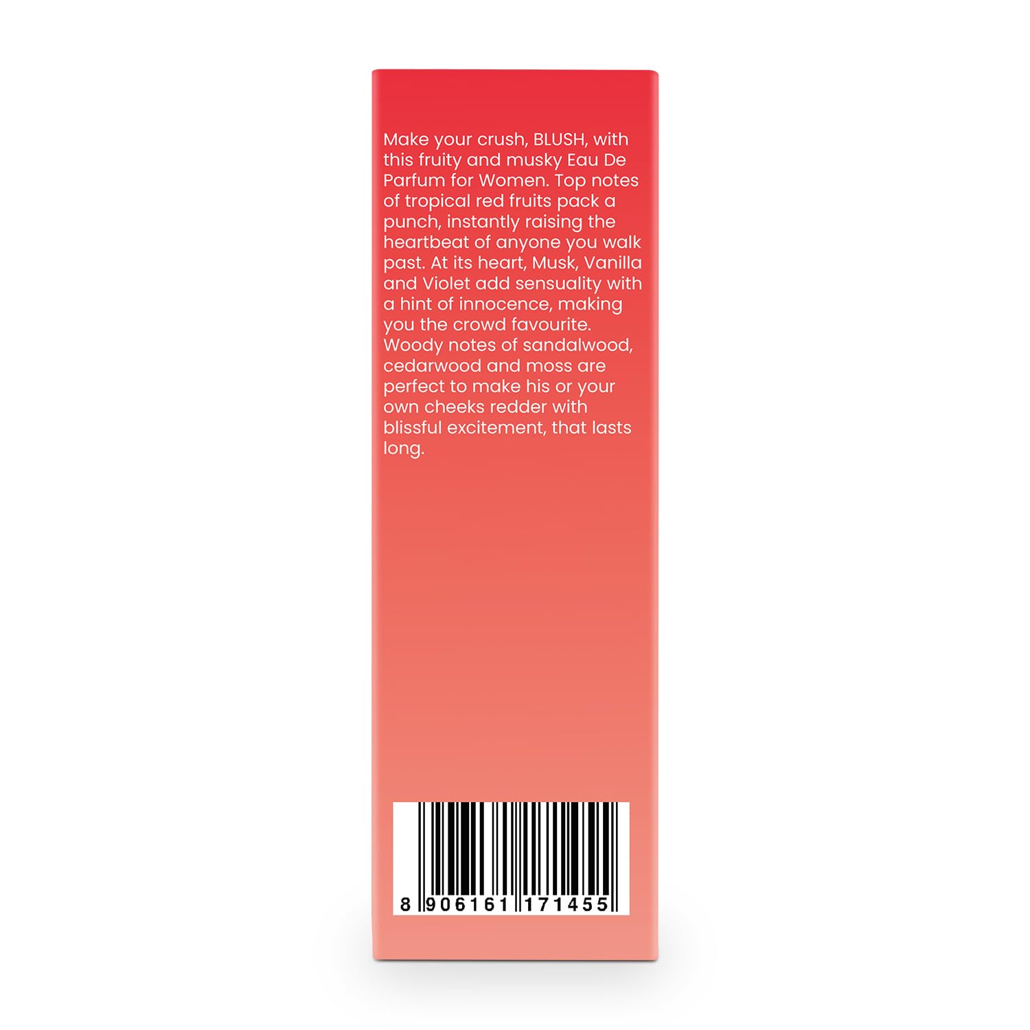 BELLAVITA Blush travel-size image shows portable bottle for on-the-go scent touch-ups