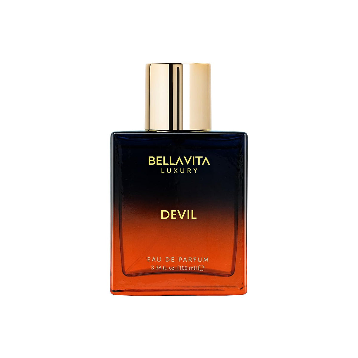 Bellavita Devil unisex perfume bottle showcases premium design with long-lasting fragrance.