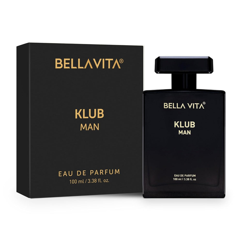 Bella Vita Luxury KLUB bottle and cap highlight premium packaging for gifting or display.