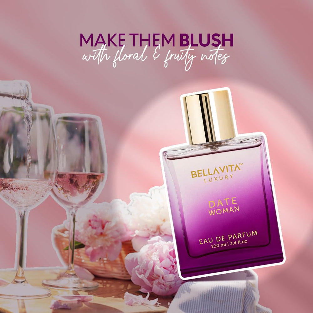 Bella Vita Luxury Date top notes pink pepper for vibrant daytime appeal
