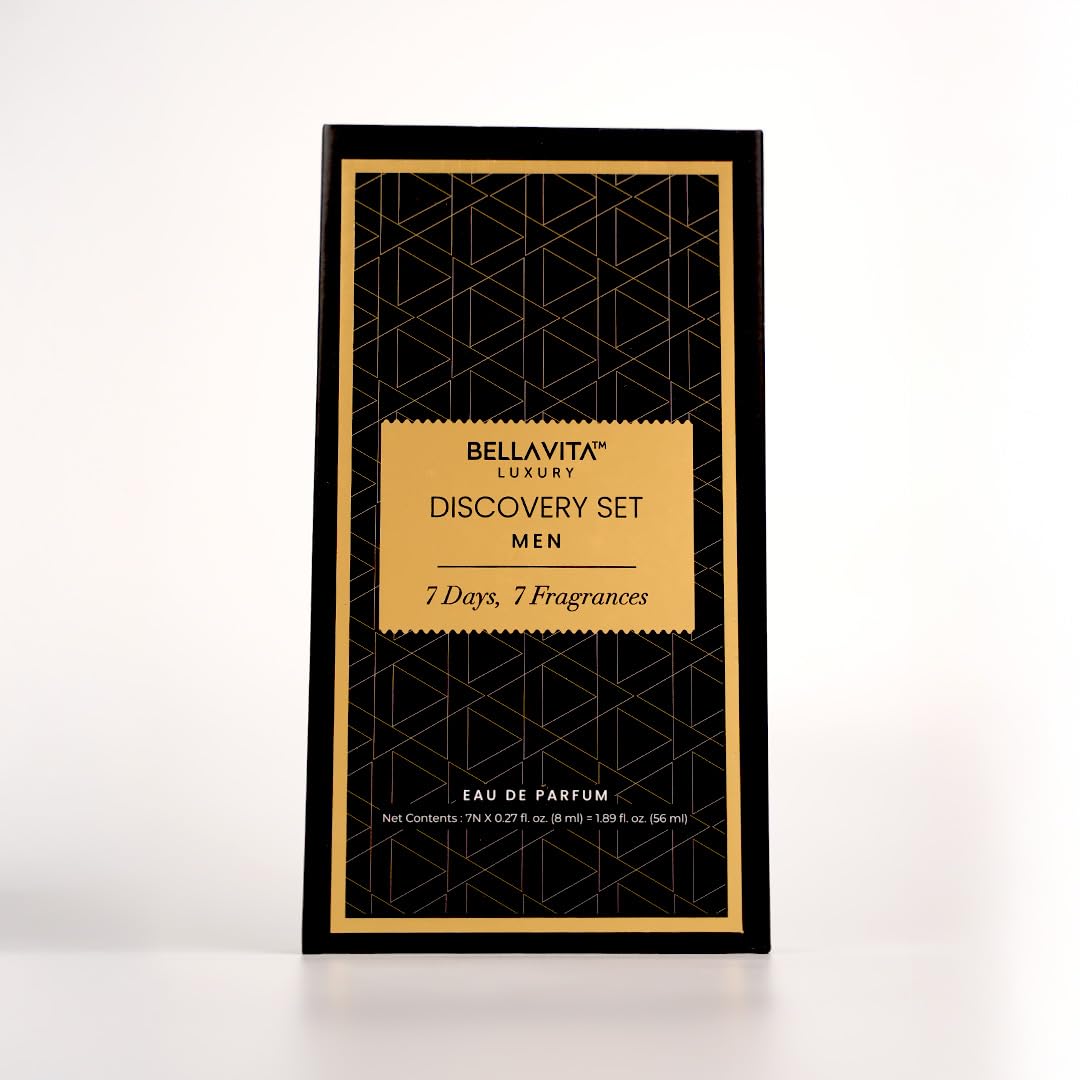 BellaVita Luxury Discovery Set in-hand view suggests premium, long-lasting scent