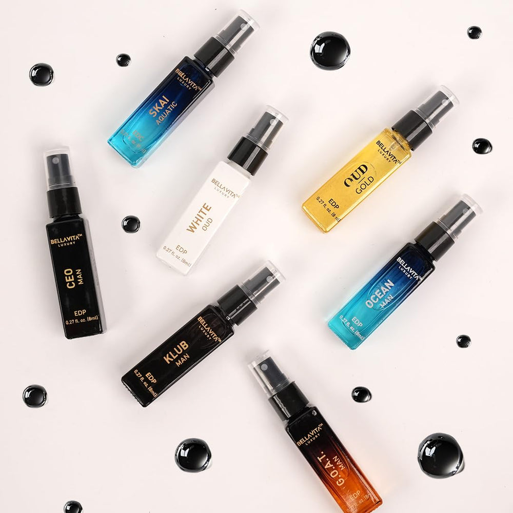 BellaVita Luxury Discovery Set travel-size bottles highlight portable fragrance