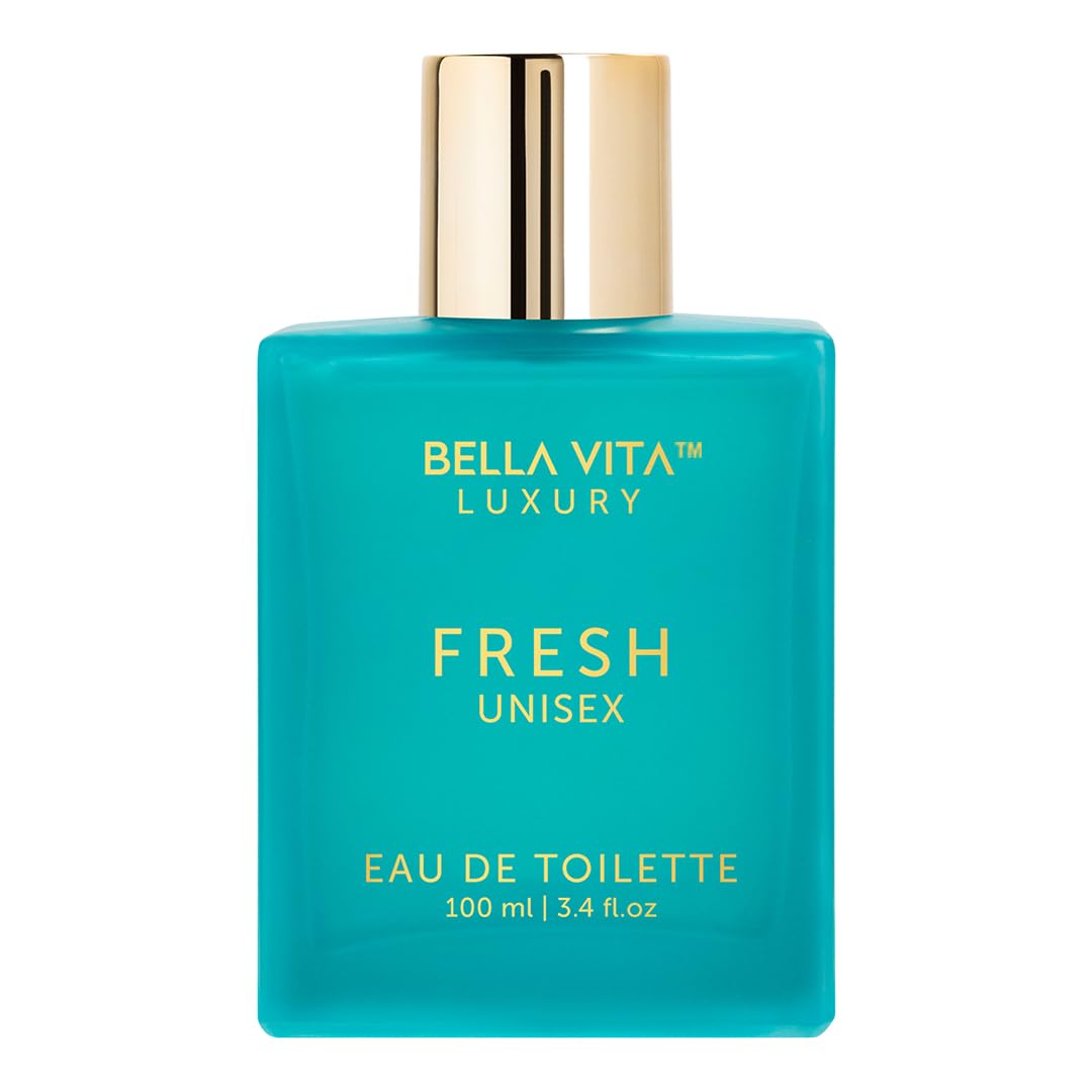 BellaVita Luxury Fresh Unisex EDT bottle close-up for everyday confidence.
