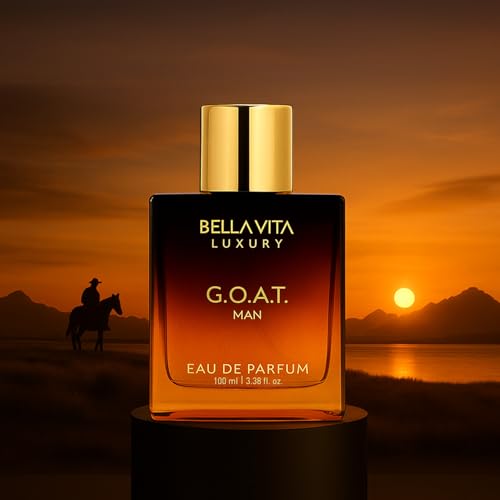 BellaVita Luxury G.O.A.T embossed bottle engraving shows luxury branding and lasting impression.