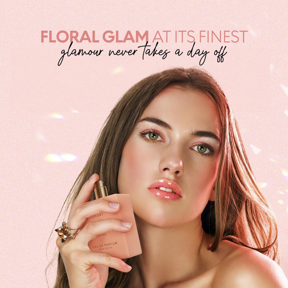 BellaVita Luxury GLAM perfume pour captures immediate fragrance release and depth