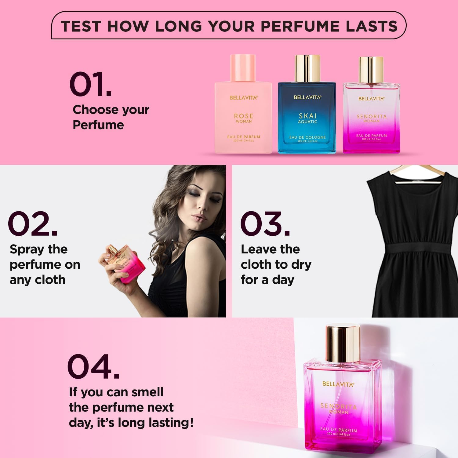 Bella Vita Luxury Senorita bottle on vanity evokes everyday luxury ritual
