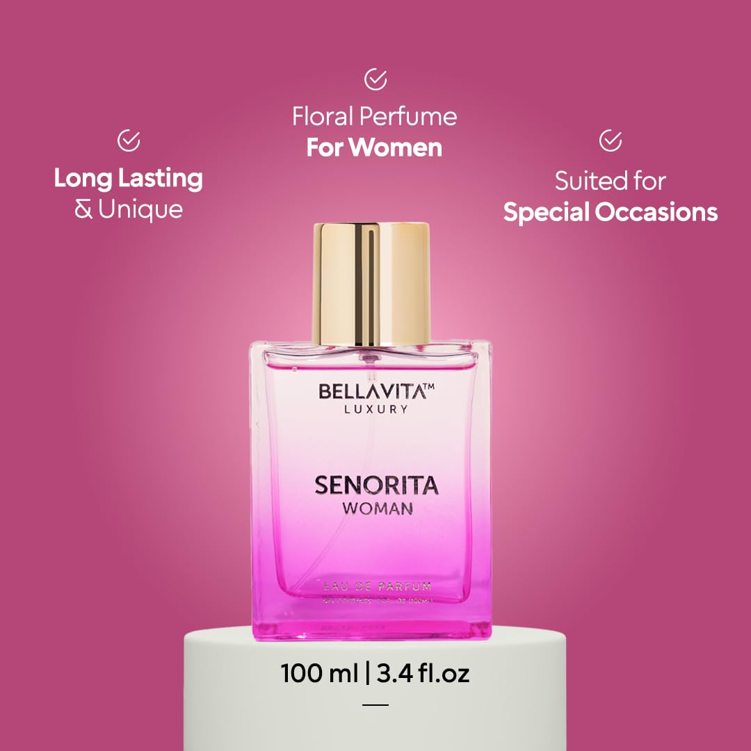 Bella Vita Luxury Senorita top notes image emphasizes pomegranate and mint