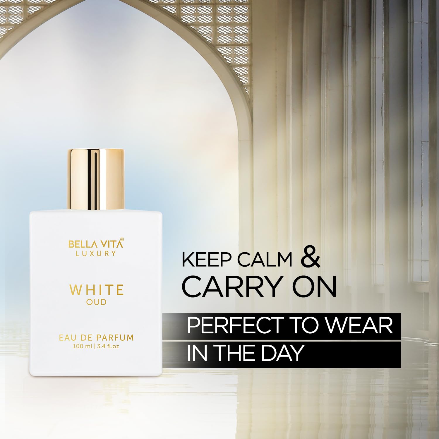 BellaVita Luxury White Oud aromatic oils showcasing premium Arabian formula.