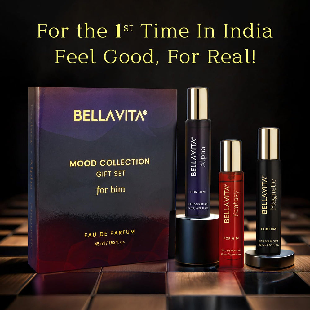 BellaVita Mood Gift Set packaging displays premium gifting option for occasions.