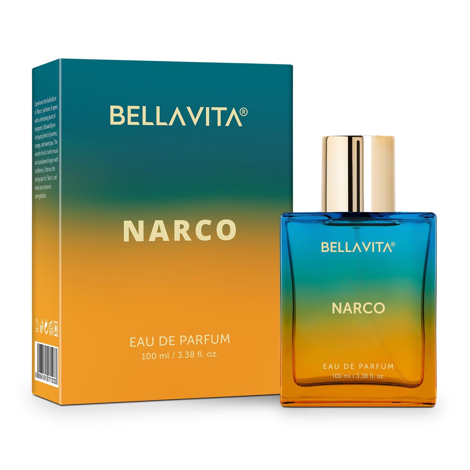 Bellavita Narco unisex fragrance suitable for men and women.