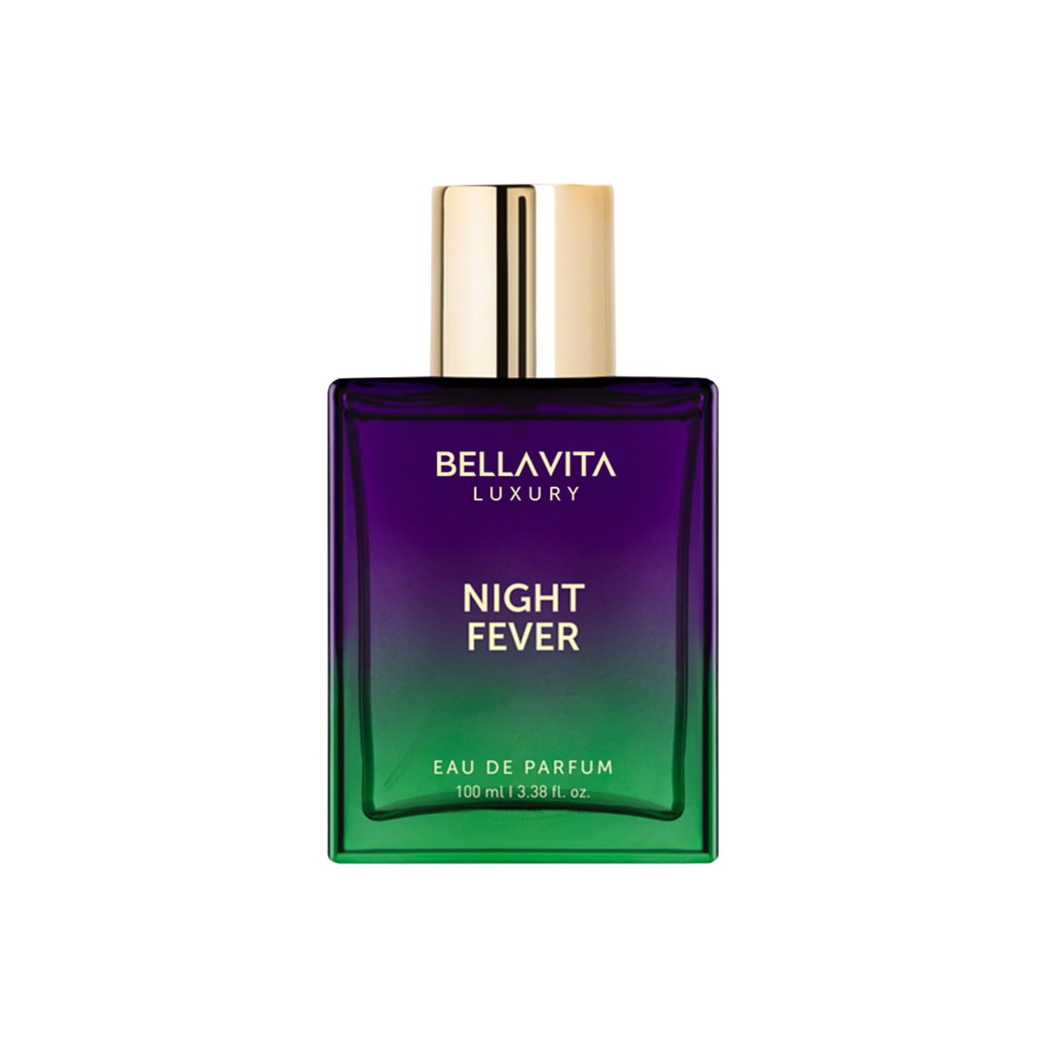 BELLAVITA Night Fever bottle full, perfect for all-day unisex wear.