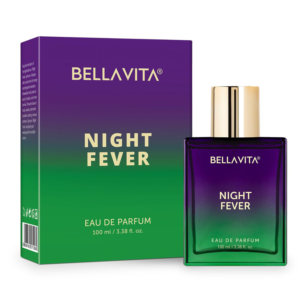 BELLAVITA Night Fever travel-size bottle enables on-the-go touch-ups.