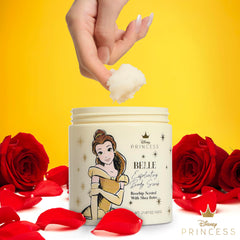 Rosehip scent from Belle Scrub evokes a spa-like experience.