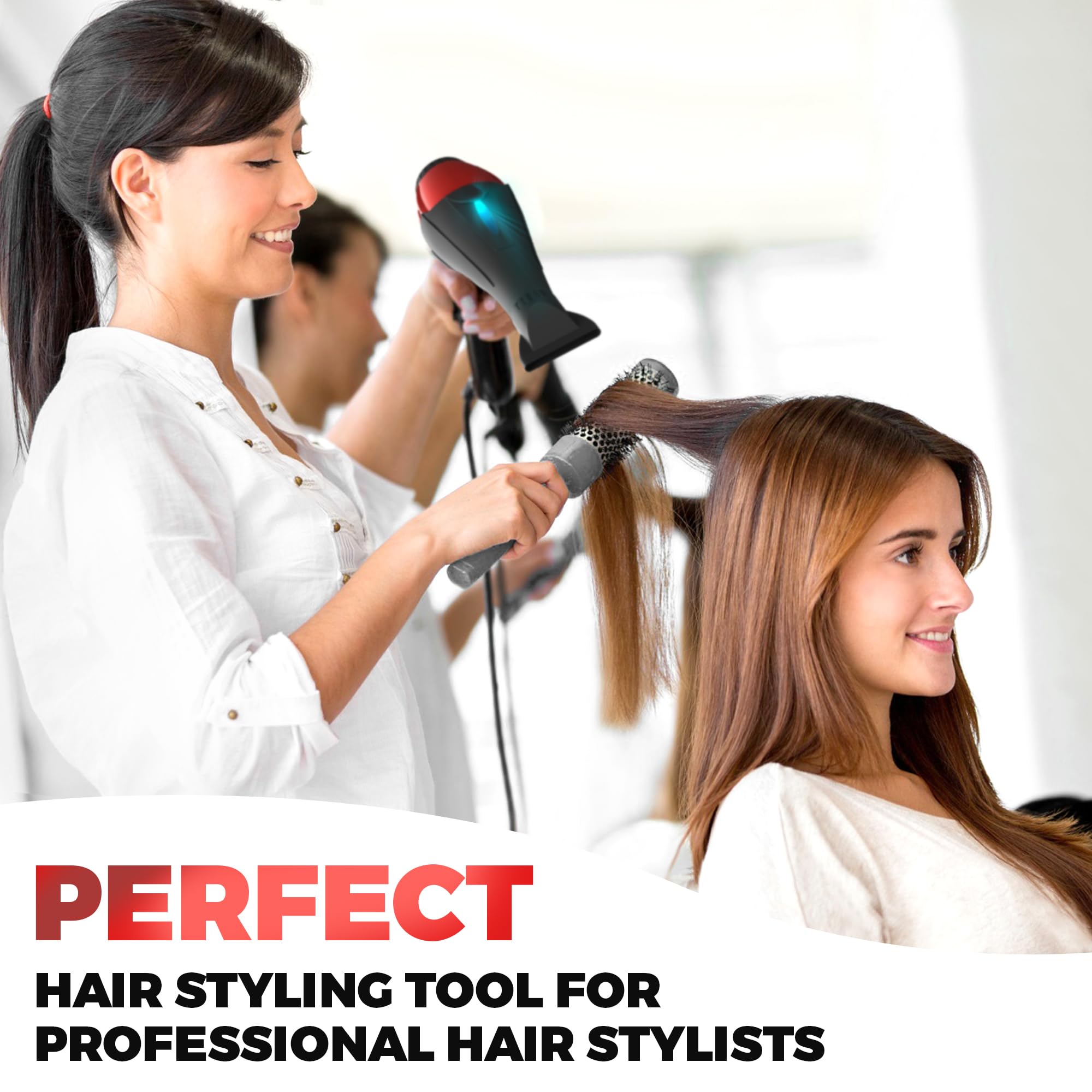 Bellforno concentrator nozzle for precise styling on straight or voluminous looks