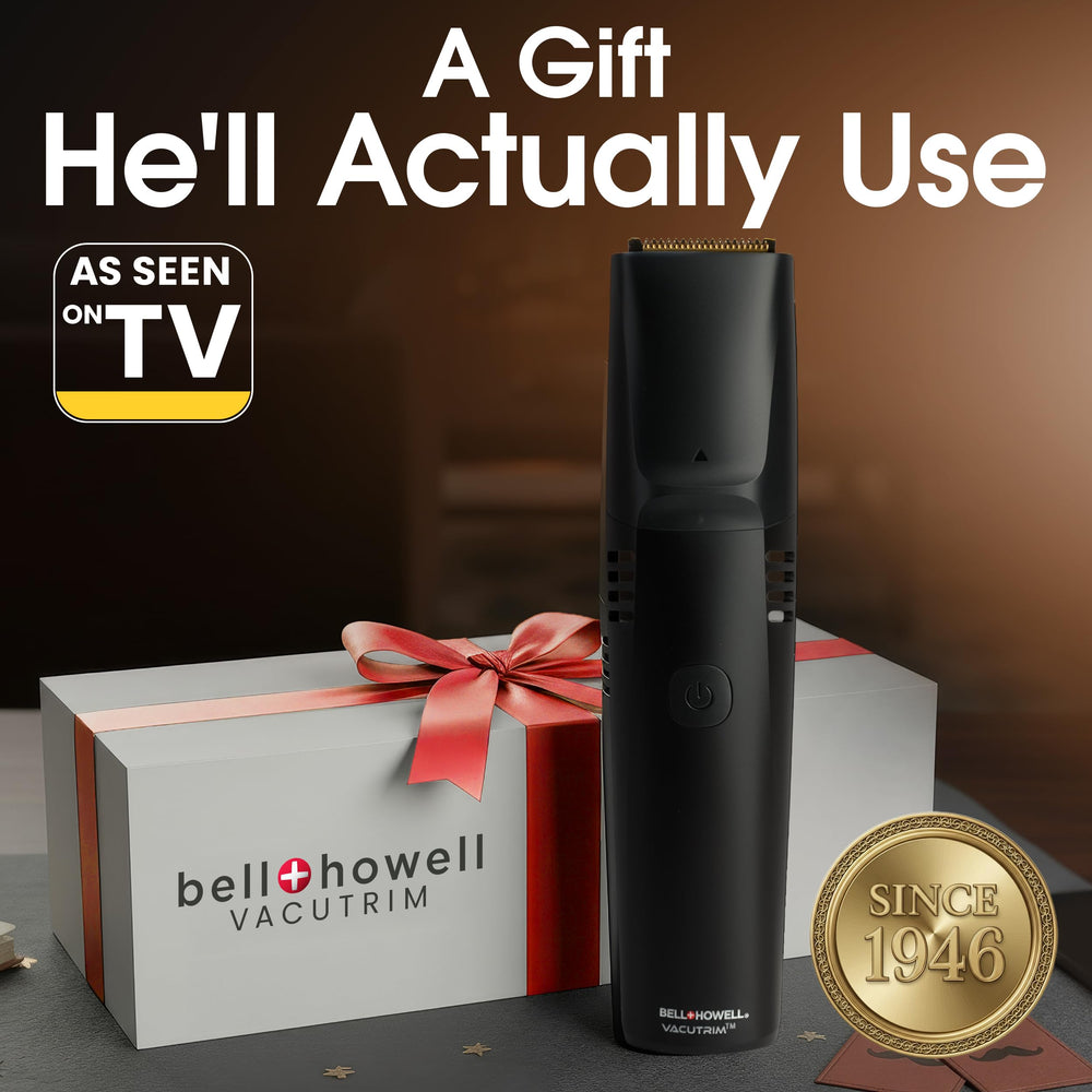 Bell+Howell Vacutrim rechargeable base dock for cordless convenience and easy storage