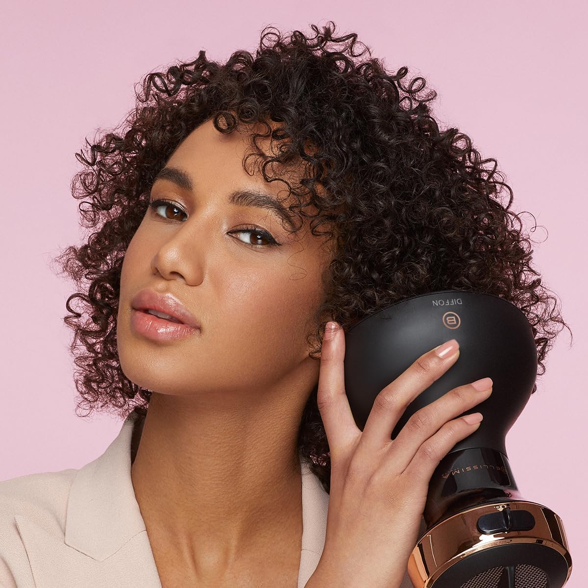 Bellissima Diffon easy hold handle reduces strain during styling