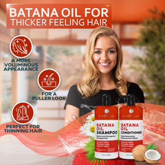 Bellisso Batana Oil Conditioner bottle enhances softness while strengthening and adding shine.